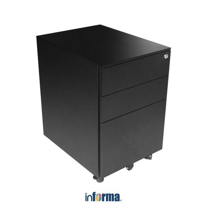 Jual Informa Filing Cabinet Metal Pedestal - Hitam Loker Arsip Lemari ...