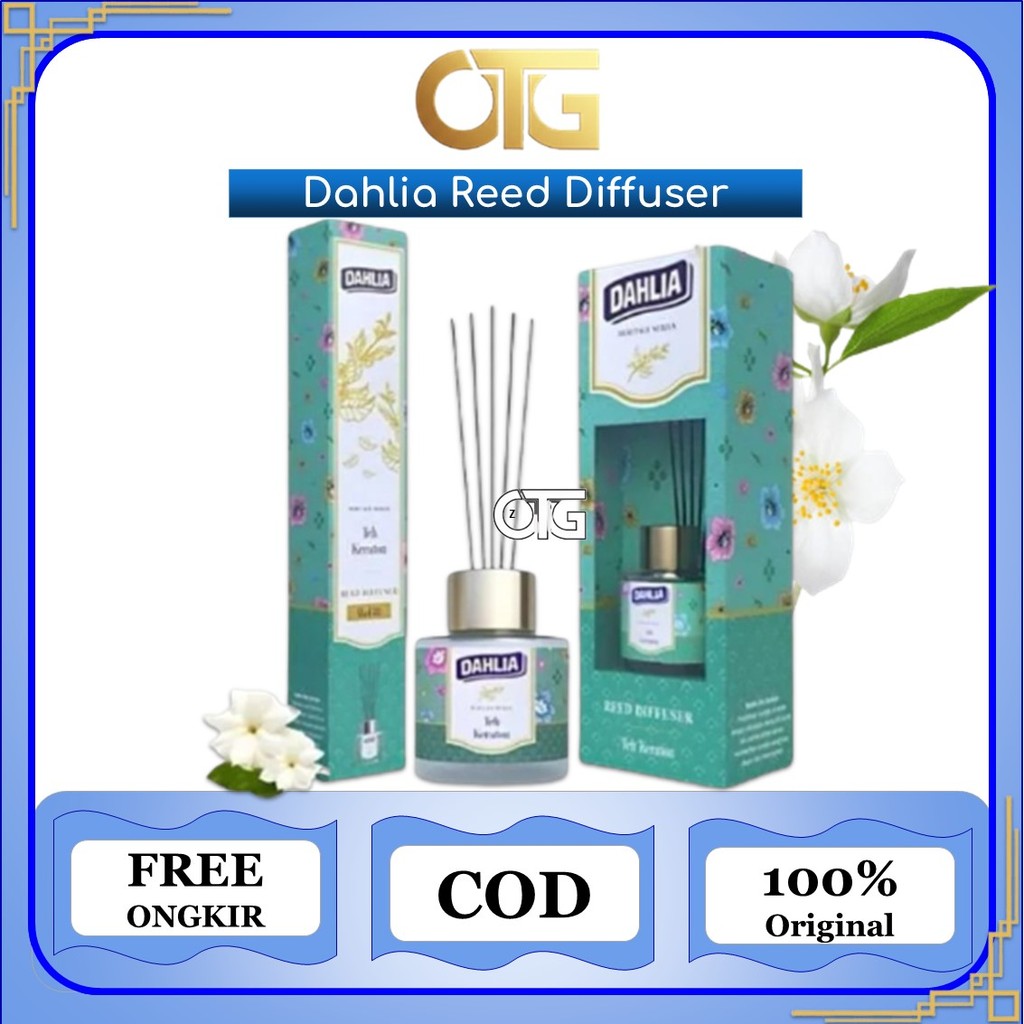 Jual DAHLIA Reed Diffuser Heritage Teh Keraton + refill | Shopee Indonesia