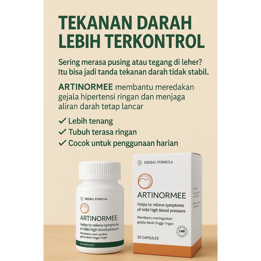 Artinormee Herbal Asli Original Obat Hipertensi Darah Tinggi Stroke Asam Urat Jantung Rekomendasi Dokter Herbal Alami Aman AMPUH