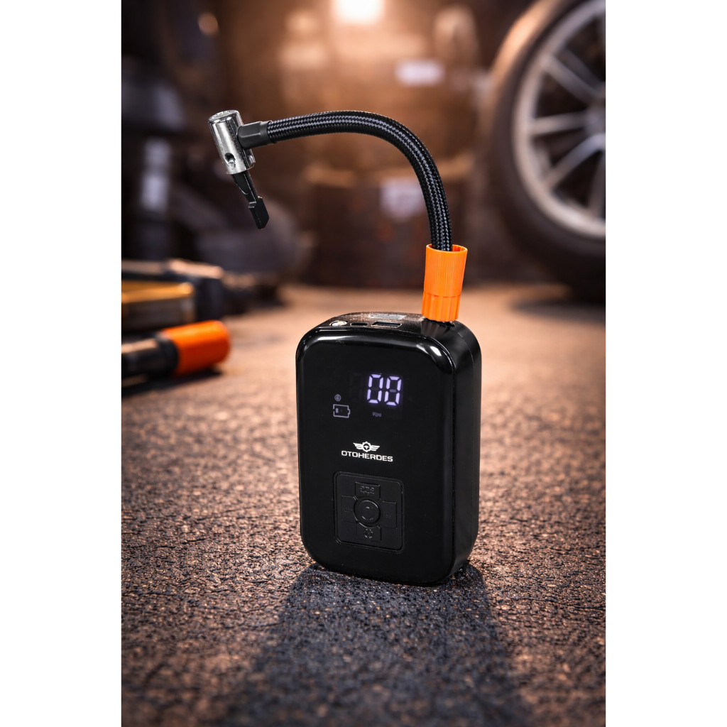 Jual Pompa Ban Elektrik Portable Air Compressor 150 PSI 2000mAh ...