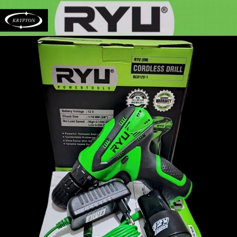 Jual Ryu by tekiro bor cordles 10mm 12V type RCD 12-1 (100% Original ...