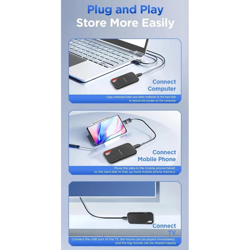 Jual Student Programmer Engineer Photography Brand New Portable SSD 8TB ...