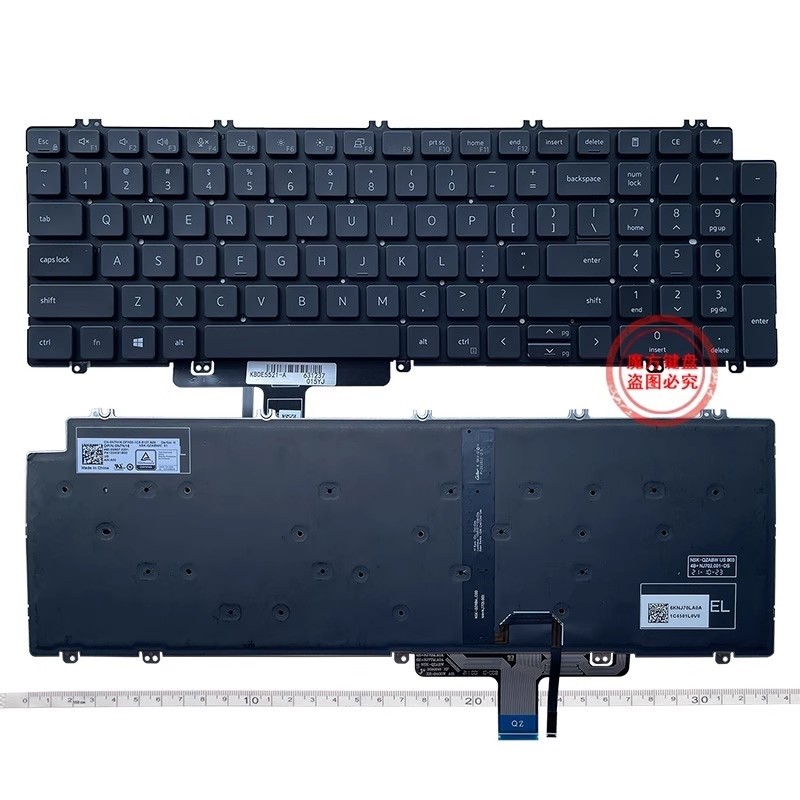 Jual New US Keyboard for DELL Precision 3560 3561 3570 3571 3580 Laptop ...