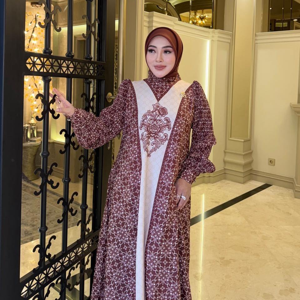Jual Shella Saukia Dress Printing SSRM-038 | Shopee Indonesia