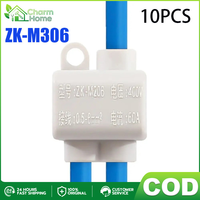 Jual 10PCS Terminal Block ZK-M306 High Power Splitter 400V/60A Konektor ...