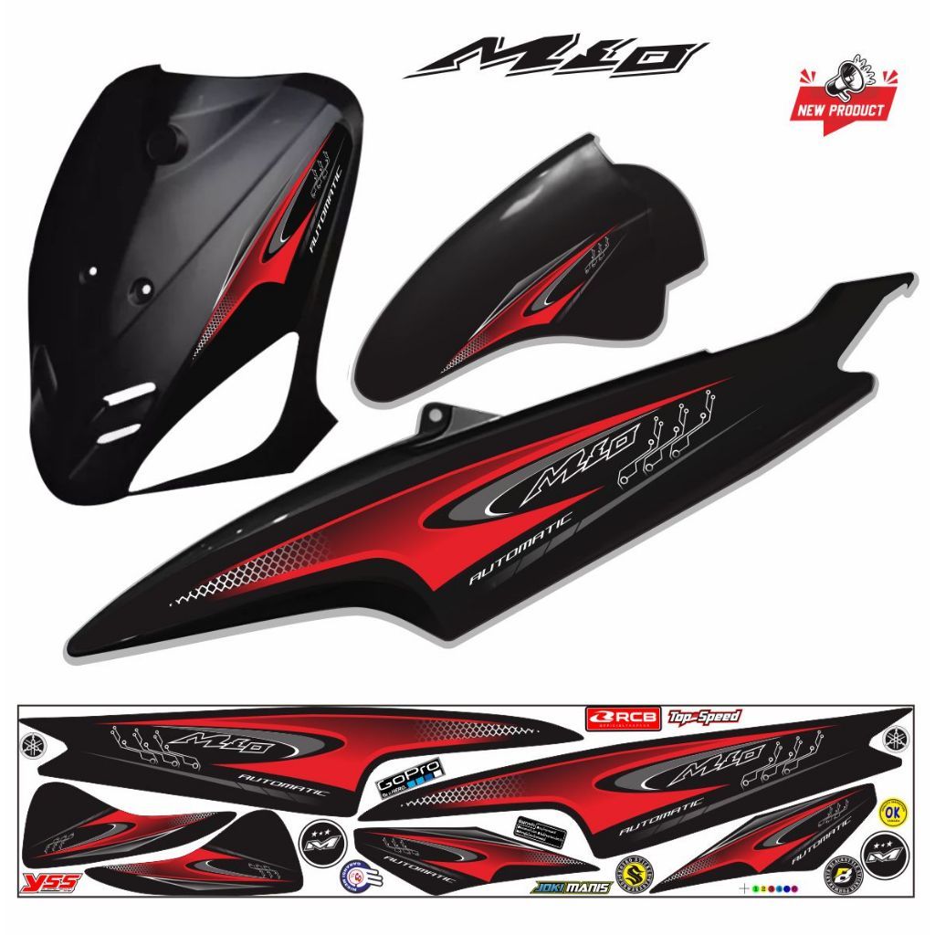 Jual STIKER MIO STRIPING VARIASI VINYL STIKER MIO OLD STRIPING MIO ...