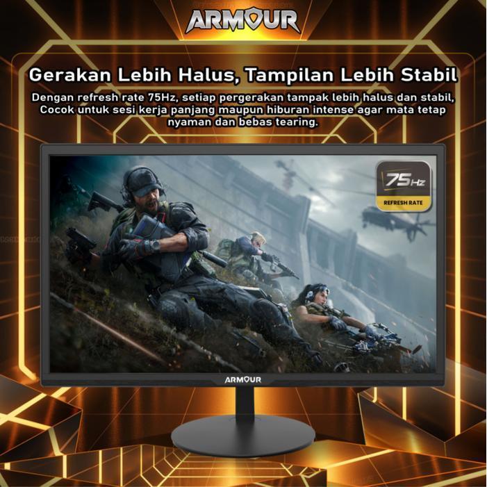 Jual ARMOUR AR19M HD LED 19INCH 75HZ 3ms Monitor murah 19 inch | Shopee ...
