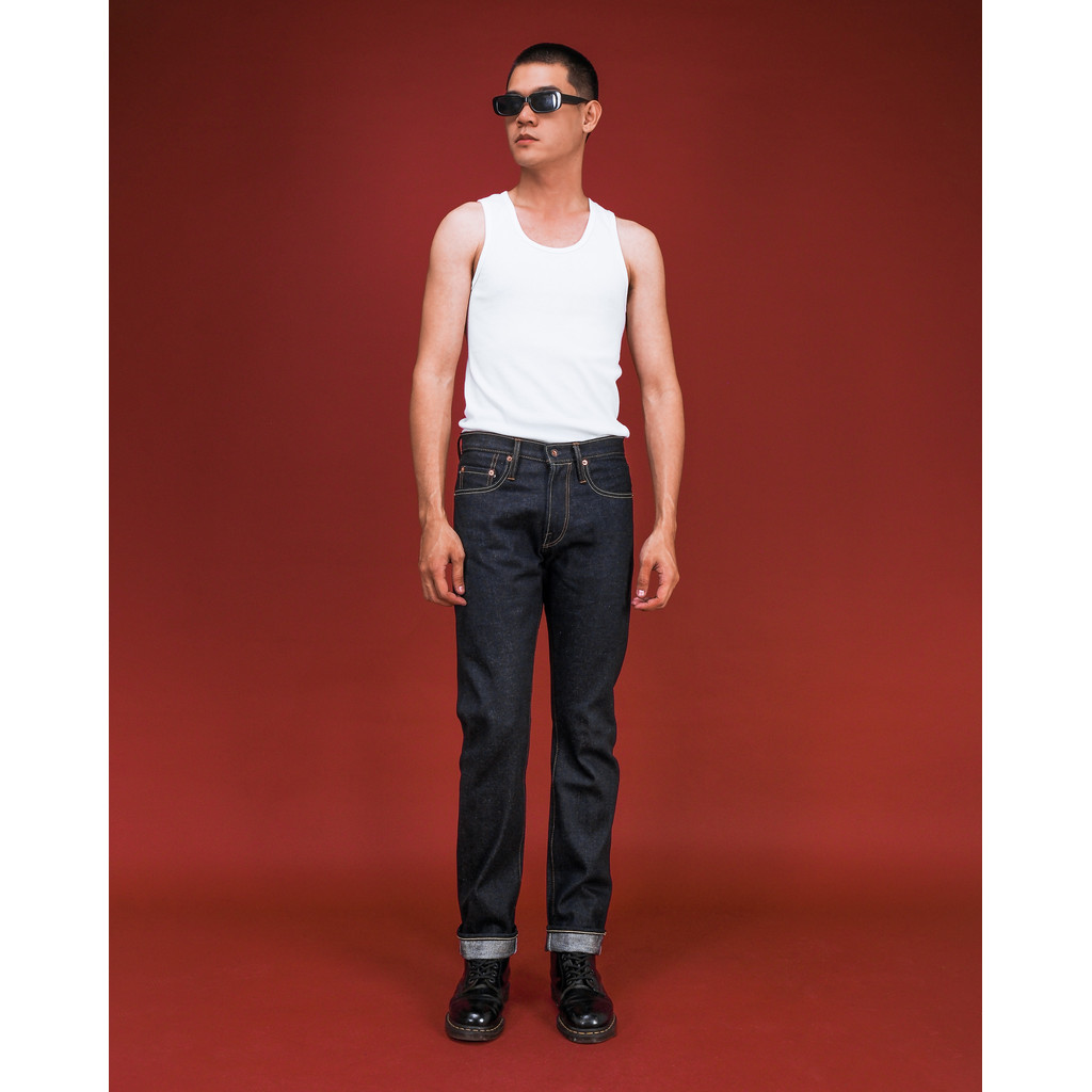 Jual Bespoke Project - Celana Raw Denim Razor Selvedge | Shopee Indonesia