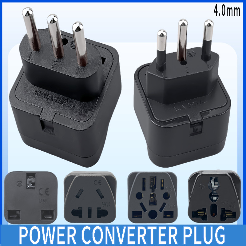 Jual Universal UK/US/EU/AU To Switzerland Swiss Travel Adapter Plug ...