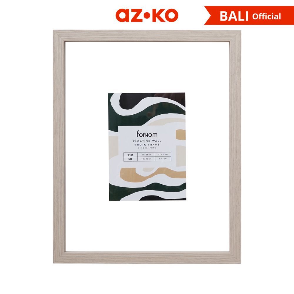 Jual AZKO Forhom 11R Bingkai Foto Dinding Floating - Cokelat Oak Pigura ...
