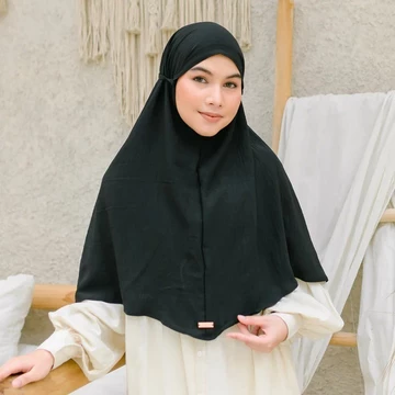 Lozy Hijab Biyya Instan (Hijab Instan Tali Bergo Umroh Crinkle)