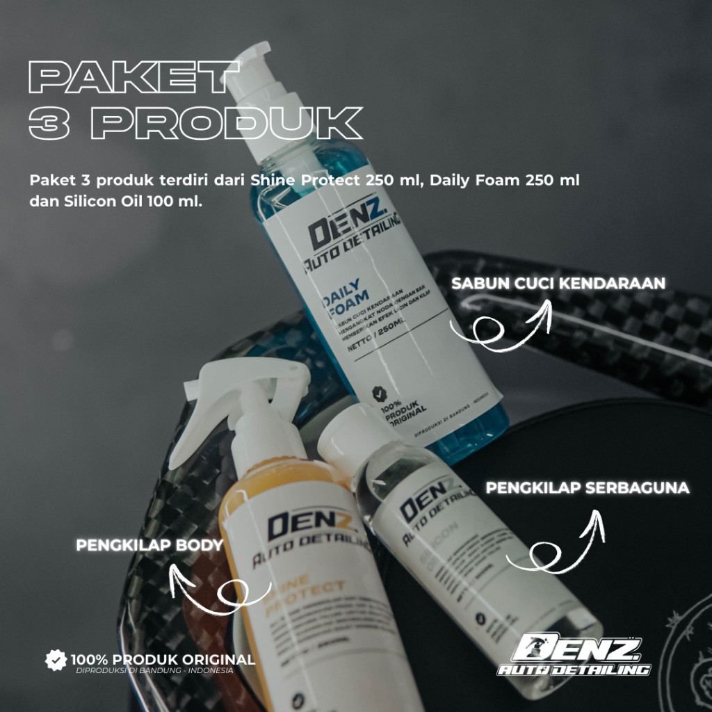 Jual PAKET BUNDLING 3 PRODUK DENZ AUTO DETAILING | Shopee Indonesia