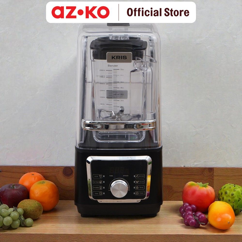 Jual AZKO Kris 2 ltr Blender Heavy Duty Dengan Penutup 1600 watt ...