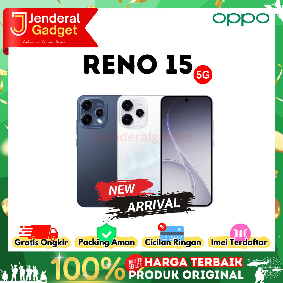 Jual Oppo Reno 15 5G 12/256GB NFC Garansi Resmi | Shopee Indonesia