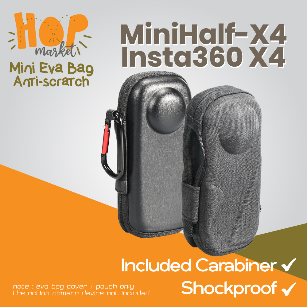 Jual Mini Half Open Case for Insta360 X5 / X4 Storage Bag / Tas Kecil ...