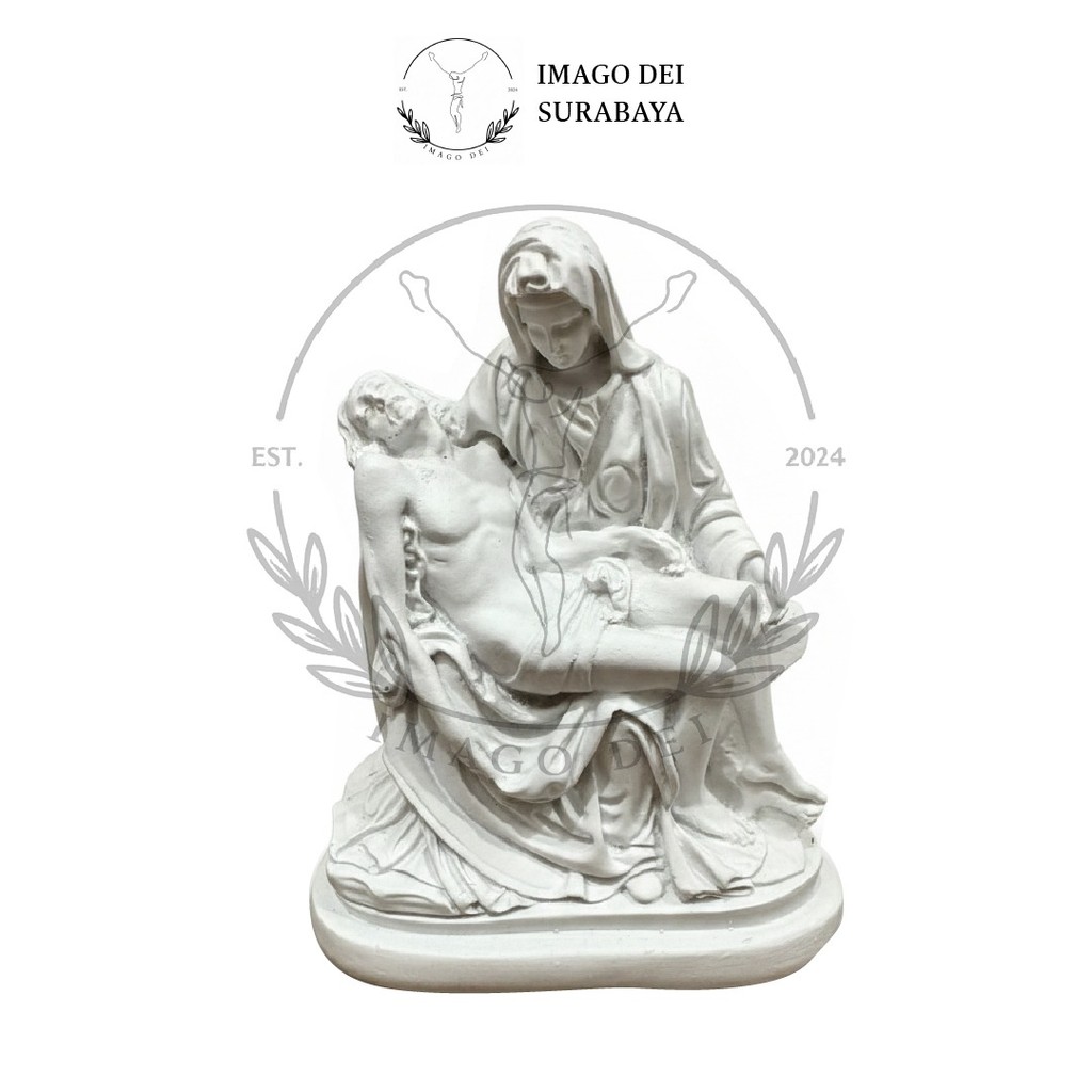 Patung Rohani Pieta 8-11 cm Bunda Maria Jesus Kisah Sengsara 2