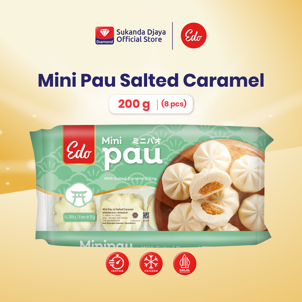 Jual Edo Mini Pau Salted Caramel 200 Gr | Shopee Indonesia