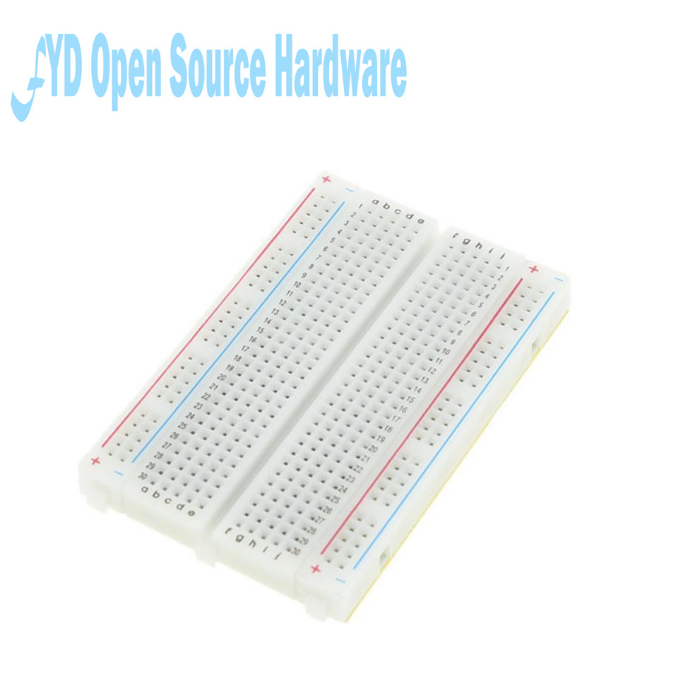 Jual Mini Test Protoboard Y Bread Board 400 Tie Points Holes Universal ...