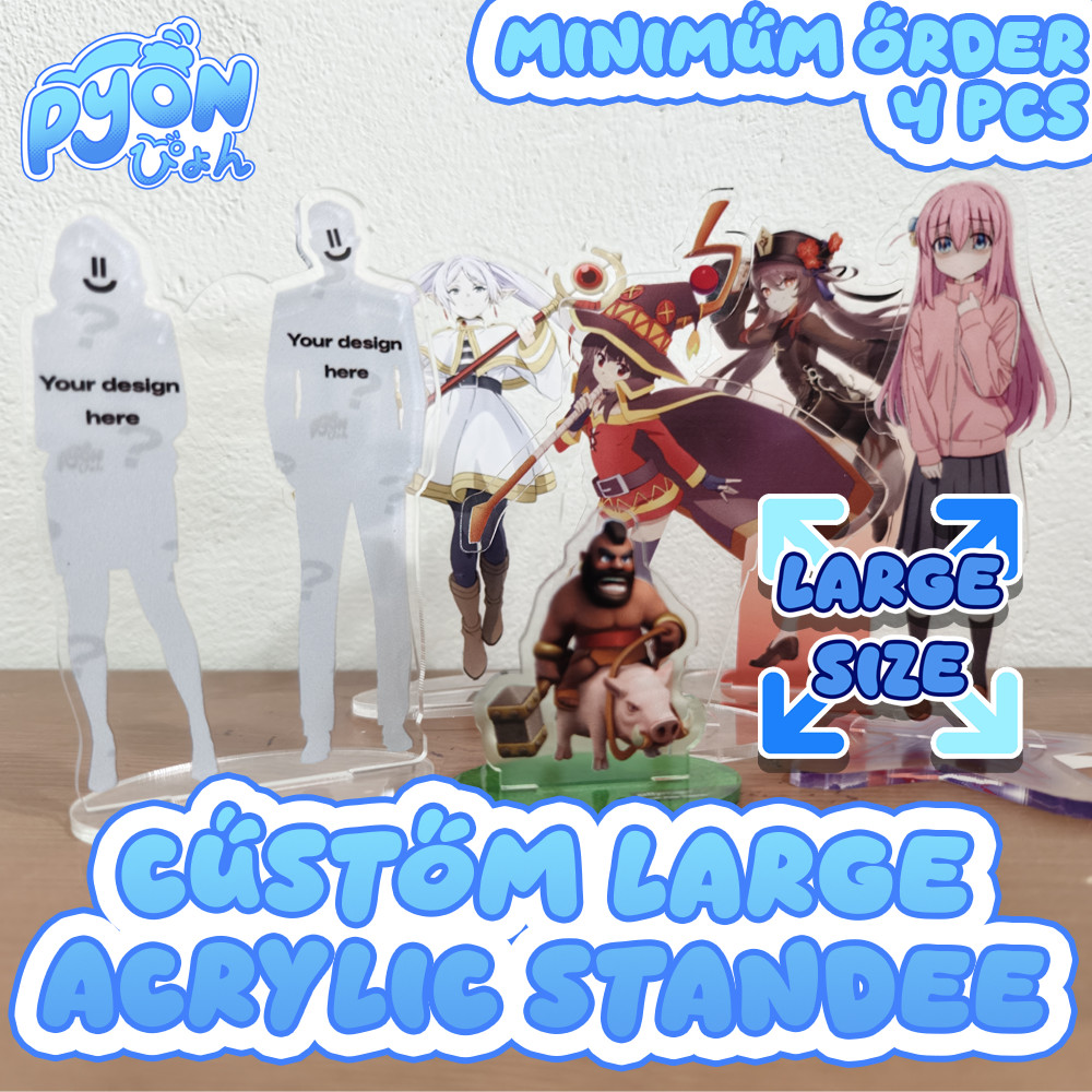 Jual Standee akrilik Custom BESAR / Large Custom Acrylic Standee 3mm 1 ...