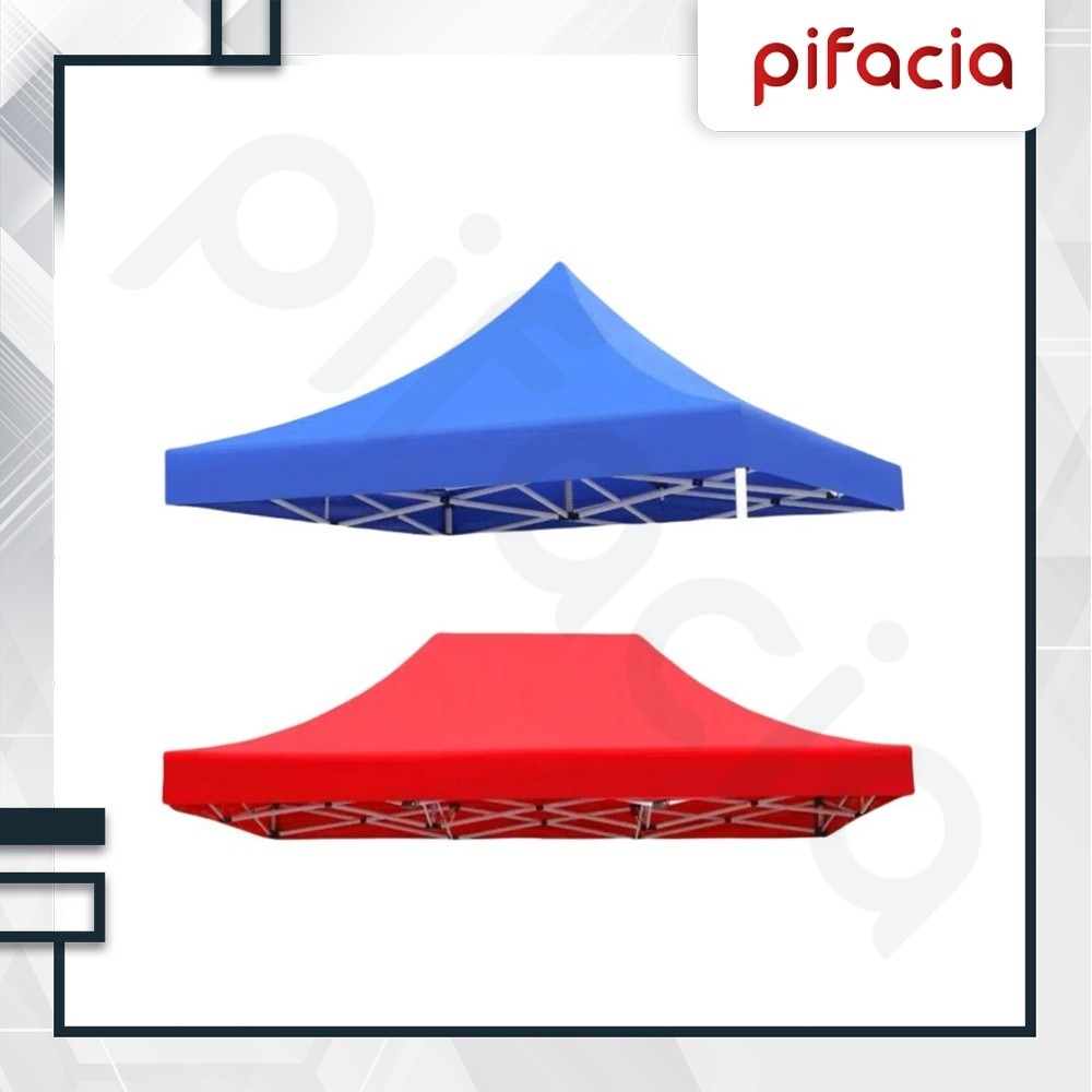 PIFACIA Atap Tenda Terpal Lipat Anti UV Jumbo Terpal Penutup Stand Dagang Booth Outdoor Gazebo Pameran