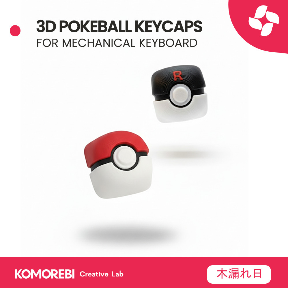 Jual Keycaps 3D Pokeball Pokemon Series Varian Regular Team Rocket ...