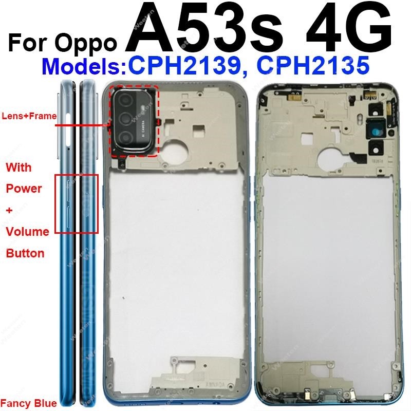Rabat Batterie OPPO A53 / A53s Bleu D'origine - CPH2127/2135/2139, Neuf