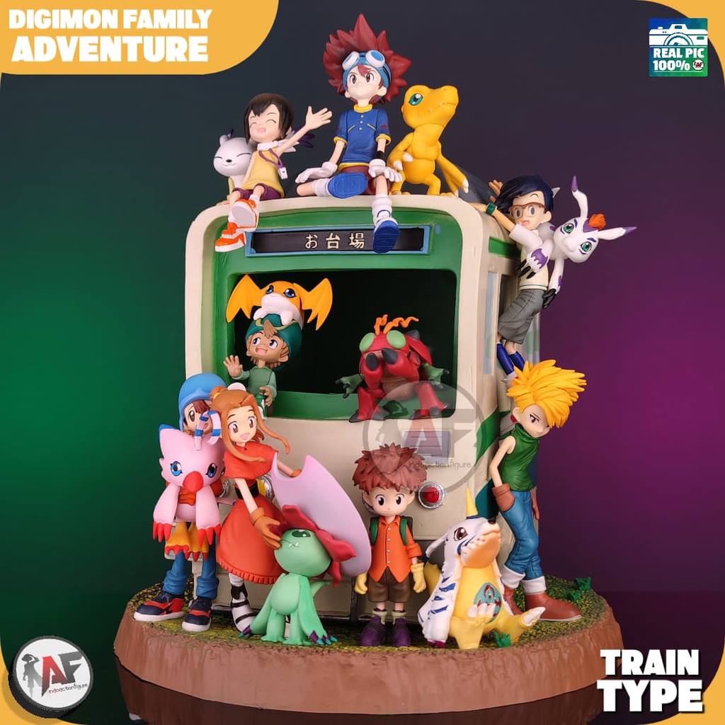 Jual Statue Action Figure Digimon Family Adventure by WASP Studio