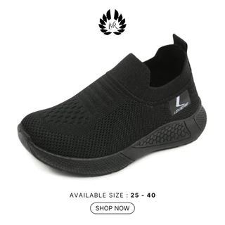EVR Shotaro Slip On Sneakers Anak Wanita Hitam