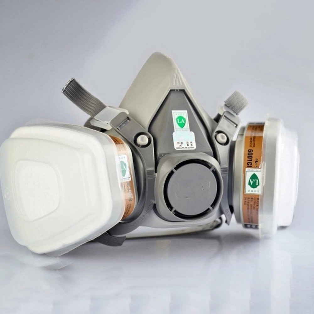 Jual Organic Vapor Full Face Gas Mask Respirator Mask Paint Pesticide ...