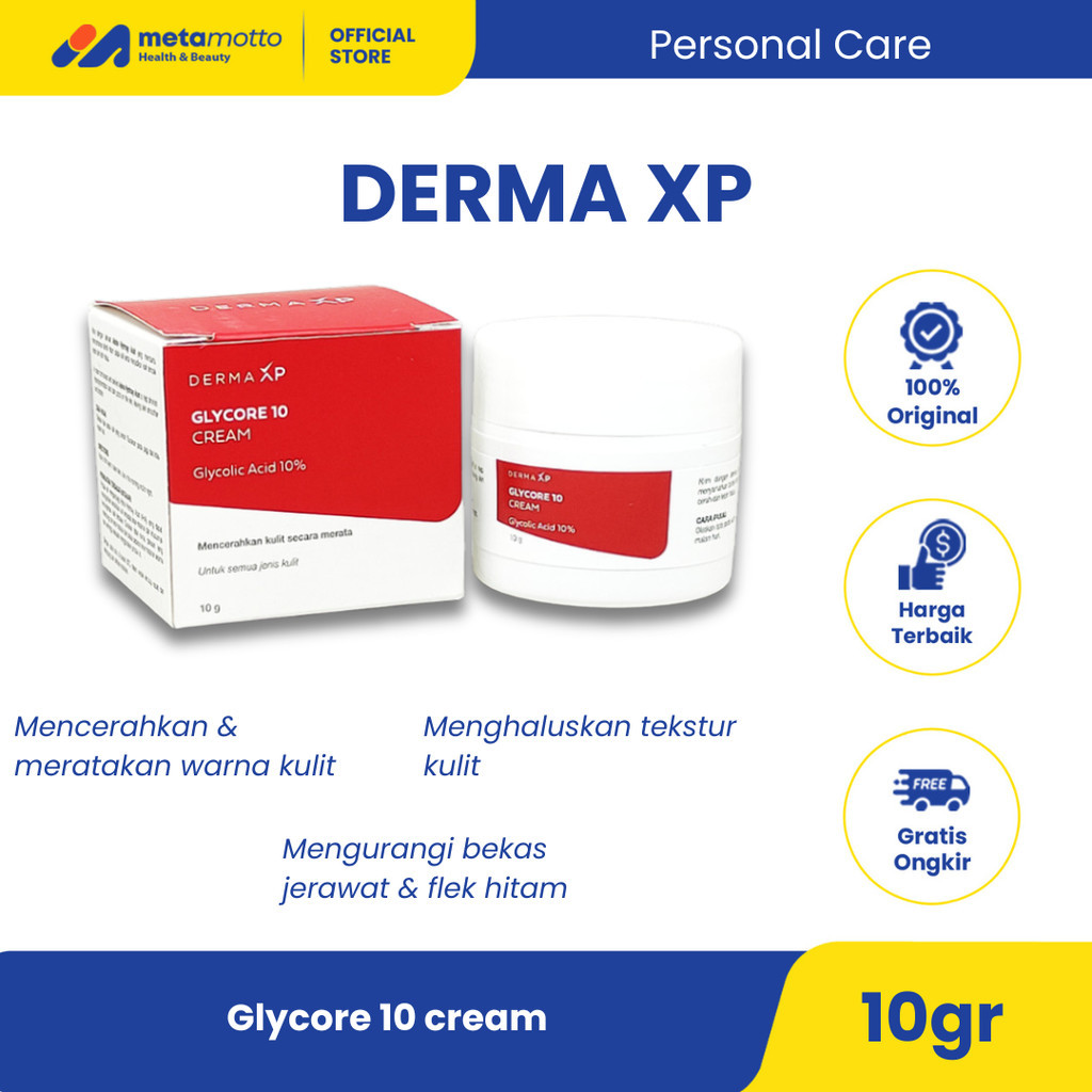 Jual DERMA XP GLYCORE 10 | KRIM PAGI & MALAM PENGHILANG FLEK ...