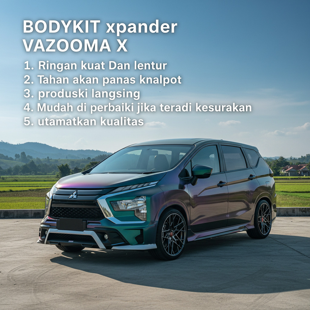 Jual cicilan 0% Bodykit mitsubishi xpander 2022-2026 VAZOOMA X BODY KIT ...