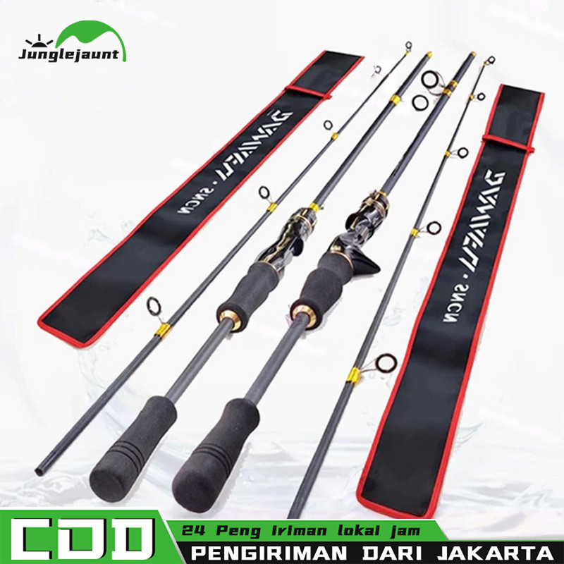 DAIWA Ready Stock  Joran Pancing 1.65M-2.4M Carbon Lure M Power Fishing Rod Spinning Rod Shrimp Rod bc Rod