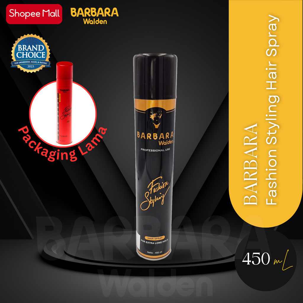 Jual Barbara Fashion Styling Hair Spray 450ml | Shopee Indonesia