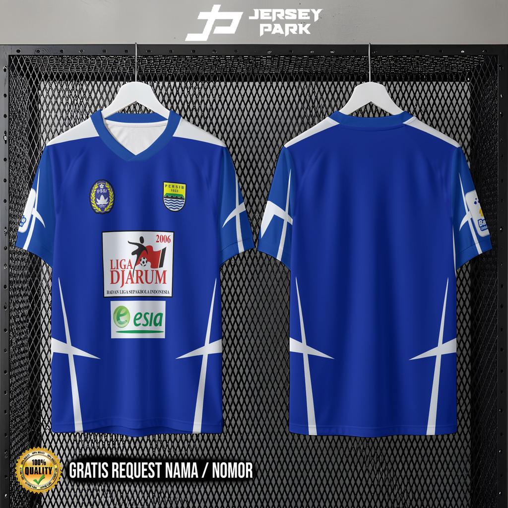 Jual Jersey Persib Retro Vintage Classic Blue Home 2006 Unisex
