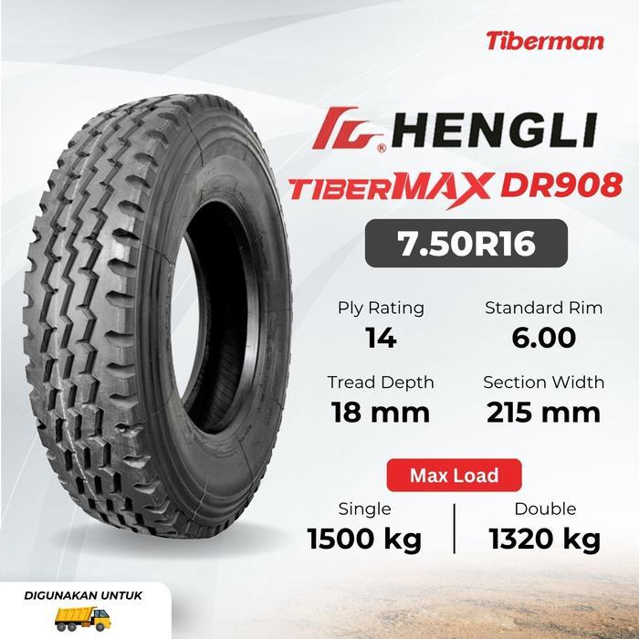 Jual Ban Truk 750 R16 / 7.50R16 TiberMAX Kawat Radial untuk Engkel ...