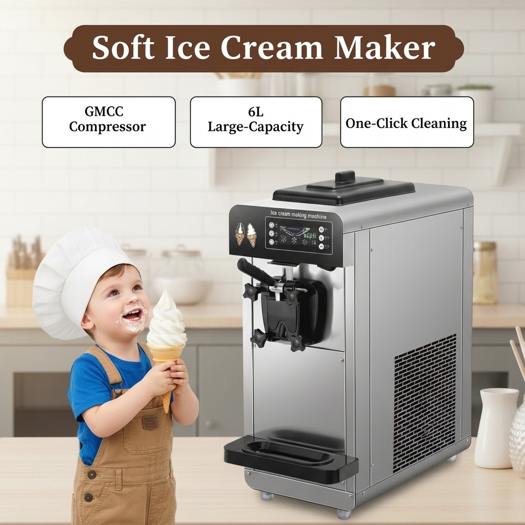 Jual ColdLink CLDS Commercial Soft Serve Ice Cream Maker for Small ...