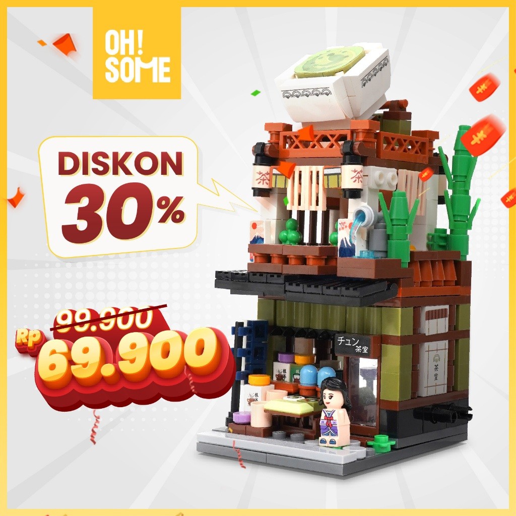 Jual OHSOME -LOZ Block Bricks Mainan Balok Mainan Bricks Blok Bangunan ...