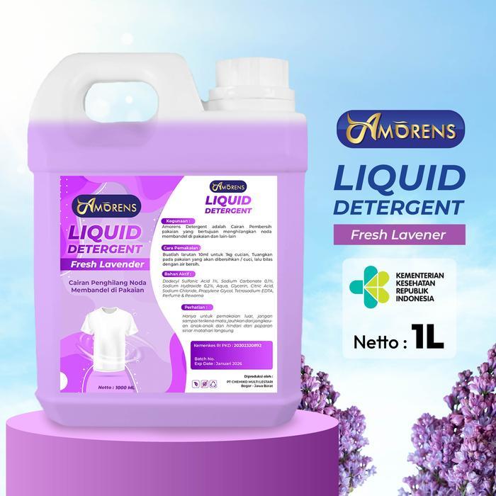 Jual Amorens Deterjen Laundry Cair 1 Liter / Pembersih dan Penghilang ...