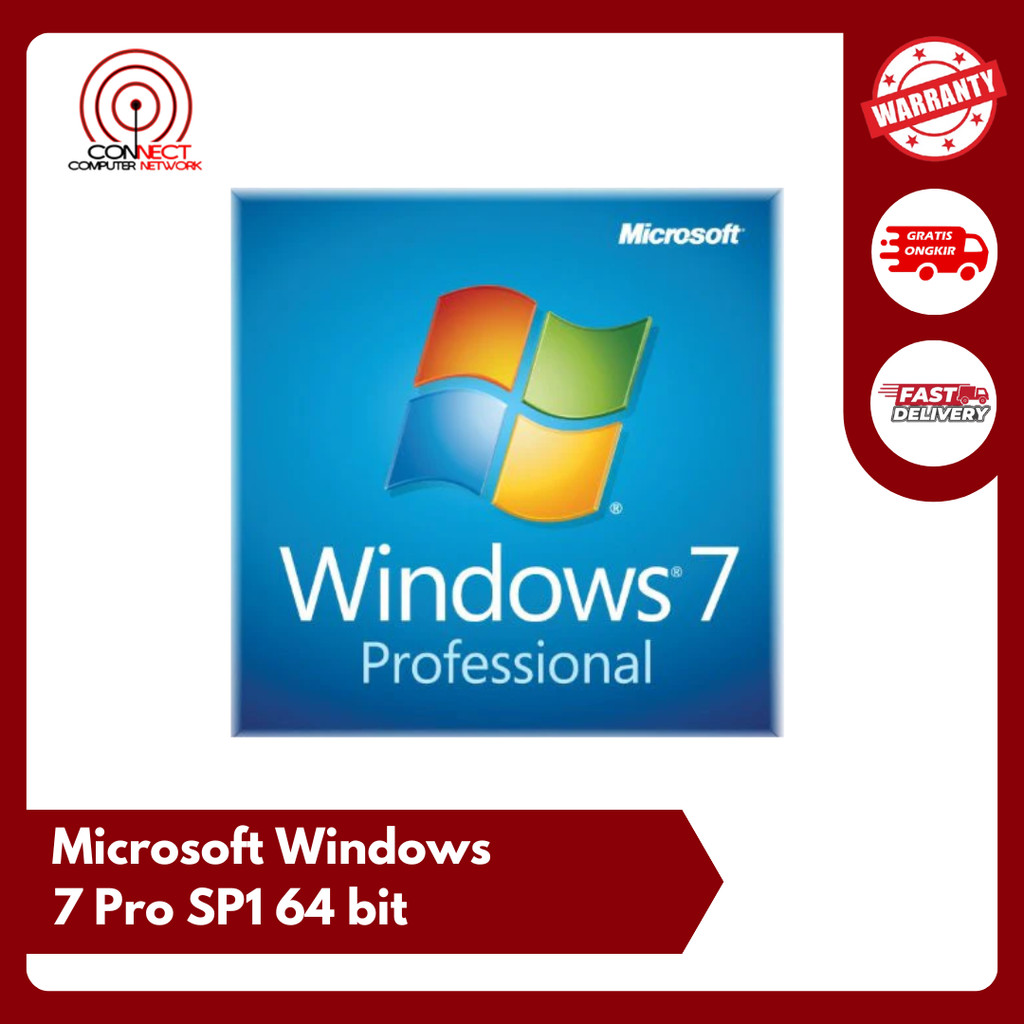 Jual Microsoft Windows 7 Pro SP1 64 bit | Shopee Indonesia