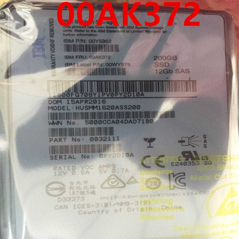 Jual Almost New Original Hard Disk For IBM 200GB 2.5