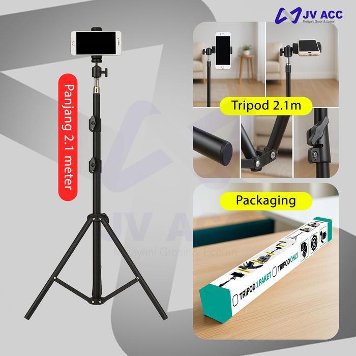 Jual Xi Phone Nanvan Tripod 2.1M Phone Stand Holder HP Action Camera ...