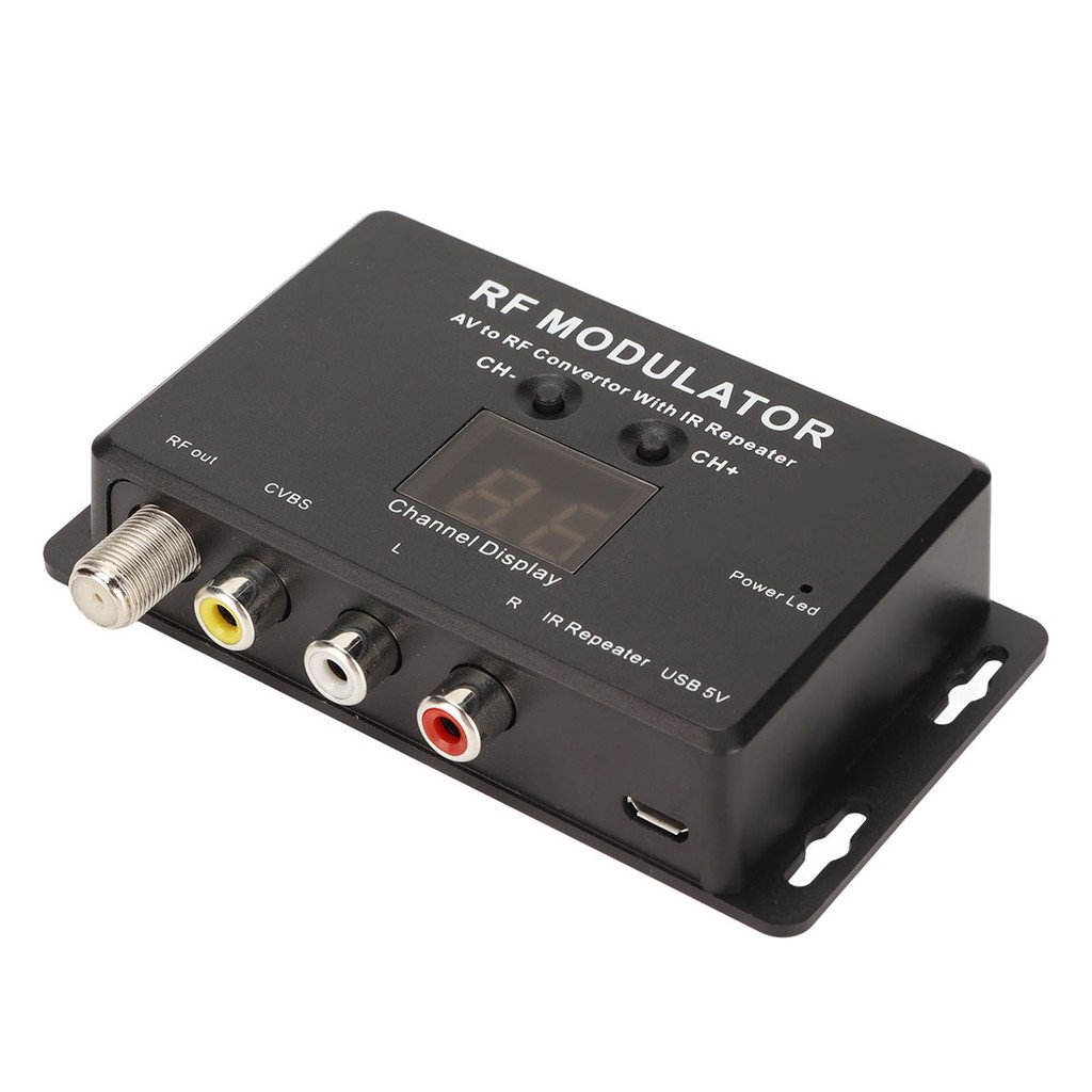 Jual RF Modulator Professional PAL NTSC 21 Channel AV to RF Convertor ...