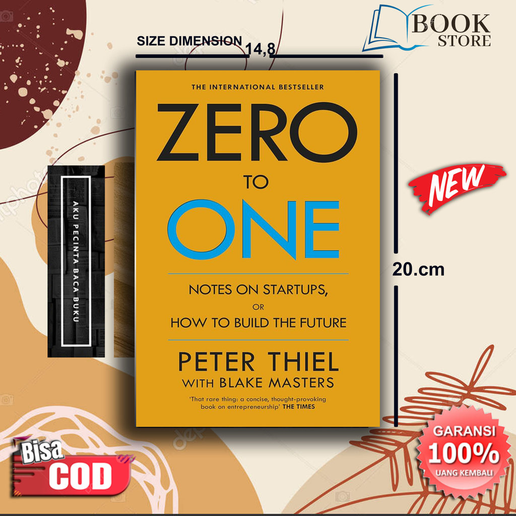 Jual Zero To One by Blake Masters (English) | Shopee Indonesia