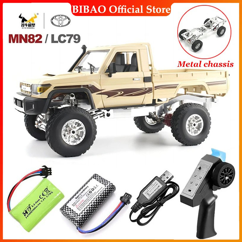 Jual Metal MN82 1:12 Retro Rc Car with LED Lights Full-scale Simulation ...