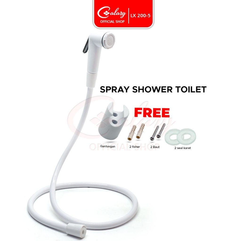 Jual Shower Semprotan WC Shower Set Kloset Toilet Semprotan Air Closet ...