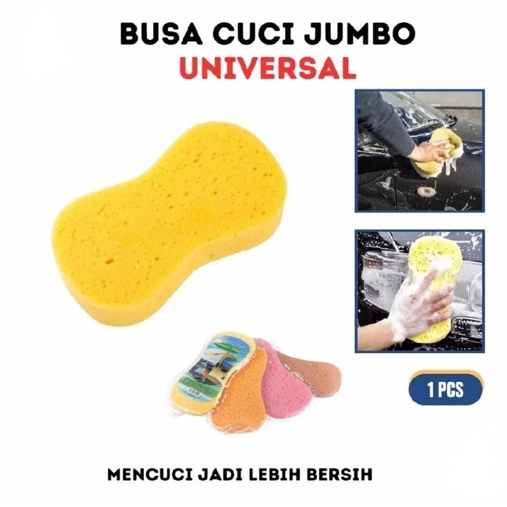 Jual EXPANDING SPONGE SPONS SPON BUSA JUMBO CUCI MOBIL MOTOR PIRING ...