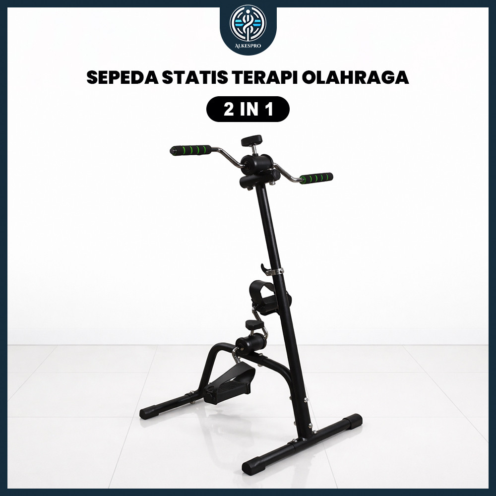 Sepeda Statis Olahraga Gym Fitness Terapi Kaki & Tangan Penderita Stroke | ALKESPRO MALL