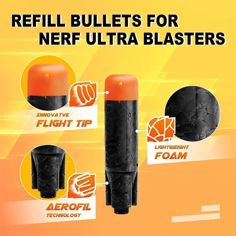 Jual 40PCS New Black Bullets For Nerf Ultra Toy Guns Refill Pack The ...