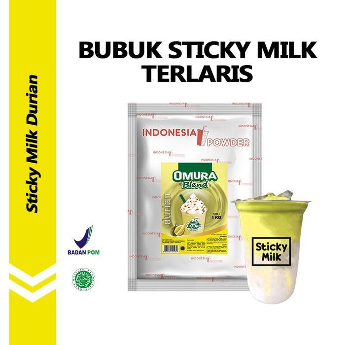 Jual STICKY MILK Bubuk Es Sticky Milk Rasa Durian / Duren 1 Kg Mix Gula ...