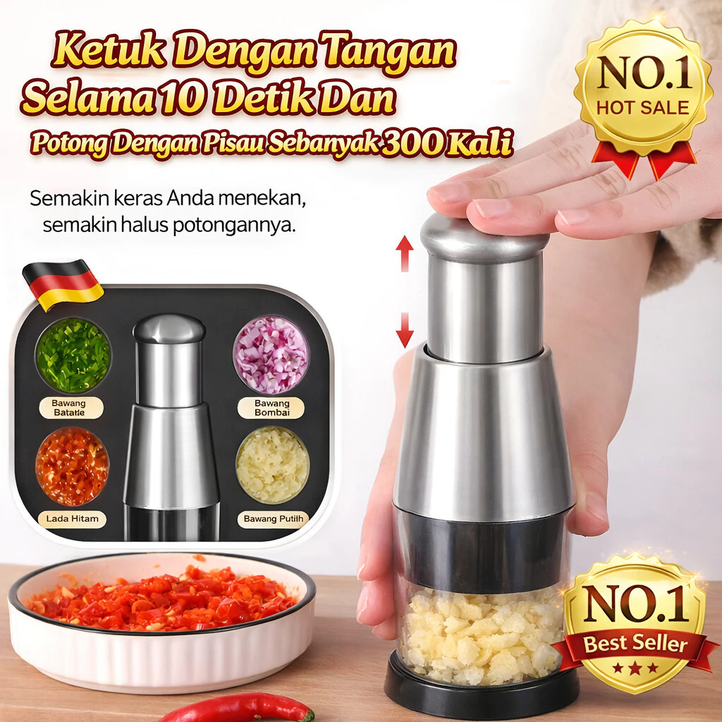 Penghancur Bawang Putih Manual Tahan Lama Hemat Waktu